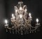 Large Italian Crystal Murano Chandelier, 1950s, Image 2