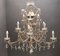 Large Italian Crystal Murano Chandelier, 1950s, Image 7