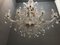 Large Italian Crystal Murano Chandelier, 1950s 4