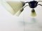 Sputnik Spider Glass & Brass 5-Arm Ceiling Lamp with Shrink Varnish, 1950s 7