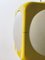 Lampada da soffitto Space Age modello Dice gialla di Lars Schöler per Hoyrup Lamper, anni '70, Immagine 6
