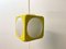 Space Age Model Dice Ceiling Lamp in Yellow by Lars Schöler for Hoyrup Lamper, 1970s 4