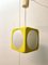 Space Age Model Dice Ceiling Lamp in Yellow by Lars Schöler for Hoyrup Lamper, 1970s, Image 1