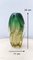 Green and Yellow Sommerso Murano Glass Vase, 1950s 10