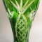Bohemia Polished Crystal Vase, 1940s 6