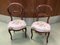 Late-19th Century Napoleon III Mahogany Side Chairs, Set of 2 2