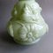 Large French Art Nouveau Light Green Glass Vase, 1900s, Image 7