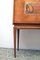 Mid-Century Bar Cabinet in Wood with Hand-Painted Decoration, 1950s 4
