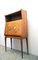 Mid-Century Bar Cabinet in Wood with Hand-Painted Decoration, 1950s 10