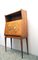 Mid-Century Bar Cabinet in Wood with Hand-Painted Decoration, 1950s, Image 10