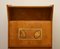 Mid-Century Barschrank aus Holz mit handbemalter Dekoration, 1950er 3