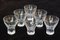 Prisma Drinking Glasses in Lead Crystal by Wilhelm Wagenfeld for Peill & Putzler, 1950s, Set of 6 1