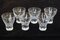 Prisma Drinking Glasses in Lead Crystal by Wilhelm Wagenfeld for Peill & Putzler, 1950s, Set of 6 2