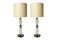 Murano Glass Table Lamps in the Style of Gino Cenedese, 1980s, Set of 2 1