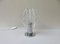 Small Mid-Century Chrome-Plated & Acrylic Glass Table Lamp by Paul Secon for Sompex 3