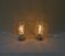 Kleine verchromte Mid-Century Tischlampen aus Acrylglas von Paul Secon für Sompex, 2er Set 3