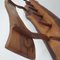 Mid-Century Walnut Coat Rack in the Style of George Nakashima, 1950s 5