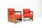 Oak Art Deco Hague School Lounge Chairs by Henk Wouda for Pander, 1924, Set of 2, Image 2