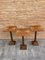 Marquetry Side Tables, 1940s, Set of 3, Image 3