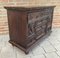 Antique Spanish Bargueno Carved Renaissance Style Cabinet 12