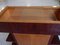 Rosewood & Birdseye Maple Bar Cabinet with Top Display Case, 1930s, Image 20