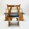 Church Pew Style Oak Dining Chairs by Erik Deforce, 1990s, Set of 6, Image 4