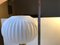 Vintage Scandinavian Opaline Glass and Brass Table Lamp, 1960s, Image 9