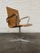 Mid-Century Oxford Desk Chair in Cognac Leather by Arne Jacobsen for Fritz Hansen, 1980s. 3