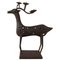 Mid-Century French Iron Deer Candleholder, 1960s 1