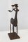 Mid-Century French Iron Deer Candleholder, 1960s 3