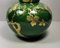 Art Deco Green Enameled Terracotta Vase with Pure Gold Decorations from Sainte-Radegonde,  10