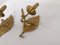 Mid-Century Golden Leaf Sconces, Set of 2 10