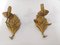 Mid-Century Golden Leaf Sconces, Set of 2 5