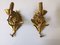 Mid-Century Golden Leaf Sconces, Set of 2, Image 13