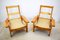 Italian Wooden Lounge Chairs, 1970s, Set of 2 2