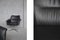 Sedie girevoli Mid-Century moderne in pelle nera di Ire Mobler AB, Scandinavia, anni '60, set di 2, Immagine 12