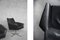 Sedie girevoli Mid-Century moderne in pelle nera di Ire Mobler AB, Scandinavia, anni '60, set di 2, Immagine 10