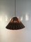 Scandinavian Style Rattan Ceiling Lamp, 1950s 4