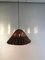 Scandinavian Style Rattan Ceiling Lamp, 1950s, Image 5