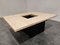 Vintage Travertine Hidden Bar Coffee Table, 1970s, Image 1