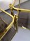 Brass Side Tables with Smoked Glass Shelves, 1970s, Set of 2 5