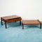 Vintage Brown Teak Coffee Tables with Drawers, 1970s, Set of 2 3