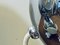 Lámparas de mesa italianas vintage de metal cromado de Goffredo Reggiani para Reggiani. Juego de 2, Imagen 14