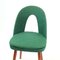 Tatra Green Fabric Dining Chairs by Antonín Šuman for Mier, 1962, Set of 4 9