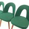 Tatra Green Fabric Dining Chairs by Antonín Šuman for Mier, 1962, Set of 4 12