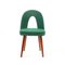 Tatra Green Fabric Dining Chairs by Antonín Šuman for Mier, 1962, Set of 4 8