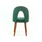 Tatra Green Fabric Dining Chairs by Antonín Šuman for Mier, 1962, Set of 4 4