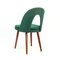 Tatra Green Fabric Dining Chairs by Antonín Šuman for Mier, 1962, Set of 4 5