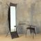 Brutalist Metal Mirror with Side Chair, Immagine 10