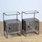 Mid-Century Iron Nightstands, Set of 2 5